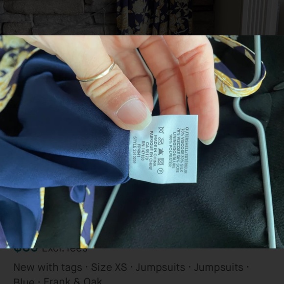 Frank & Oak silk blend jumpsuit - Picture 5 of 5